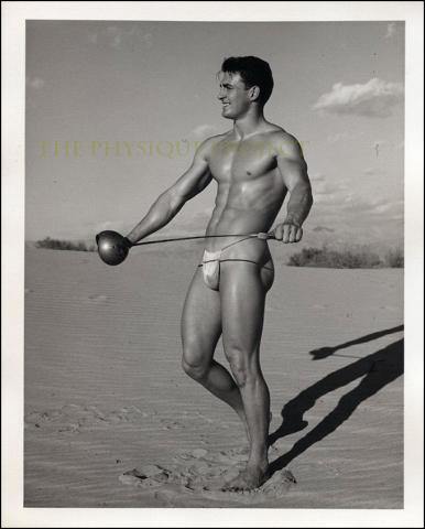 Handsome Fencer Bert Elliott Physique Photo Bruce of Los Angeles
