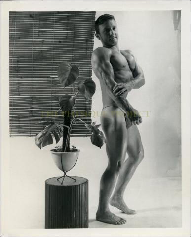 Chuck Renslow/Kris Jerry Roquemore B&W Studio Physique Photograph