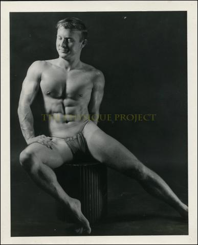 Jerry Roquemore B&W Studio Physique Photograph Chuck Renslow